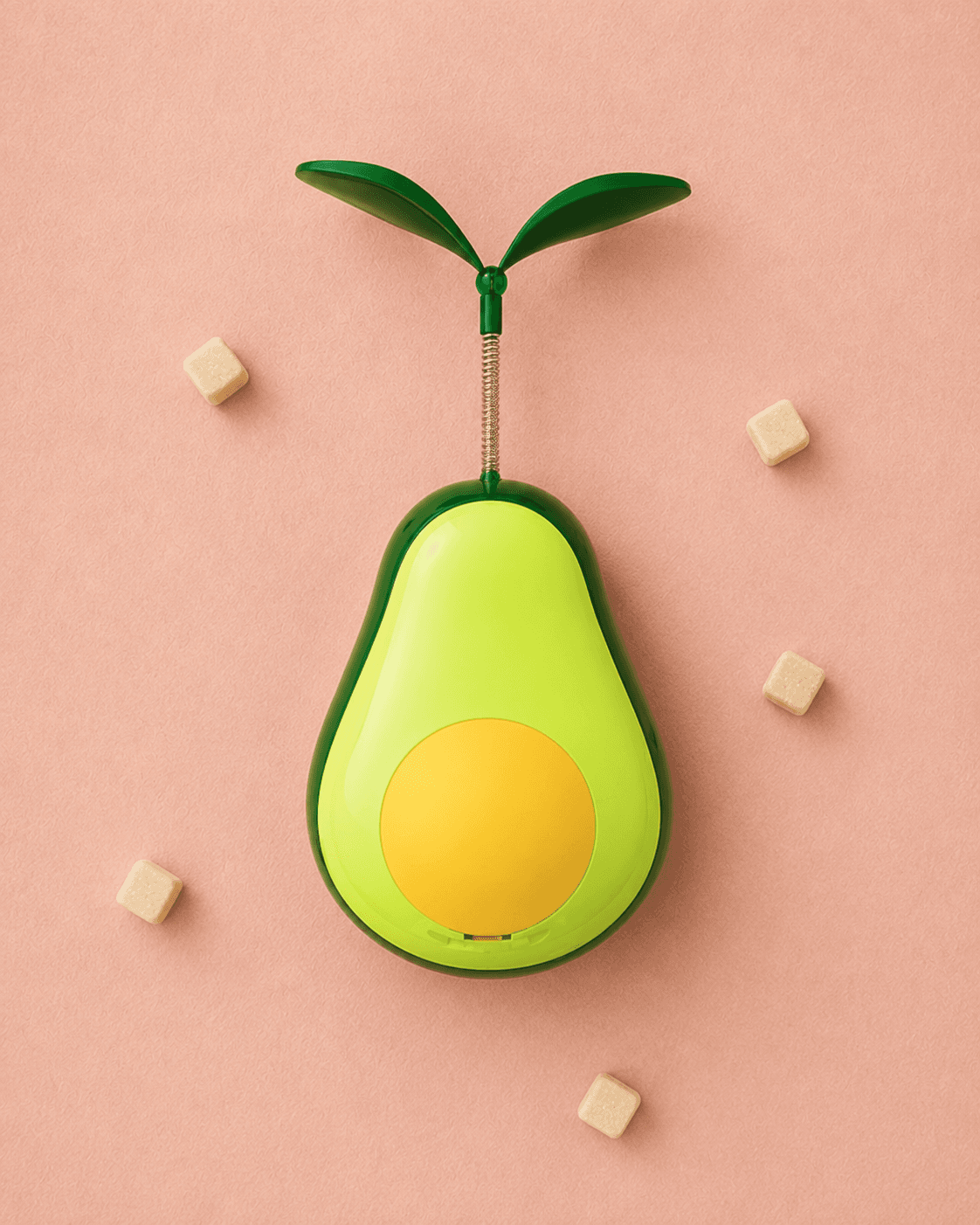 Avocado treat tumbler secondary detail view