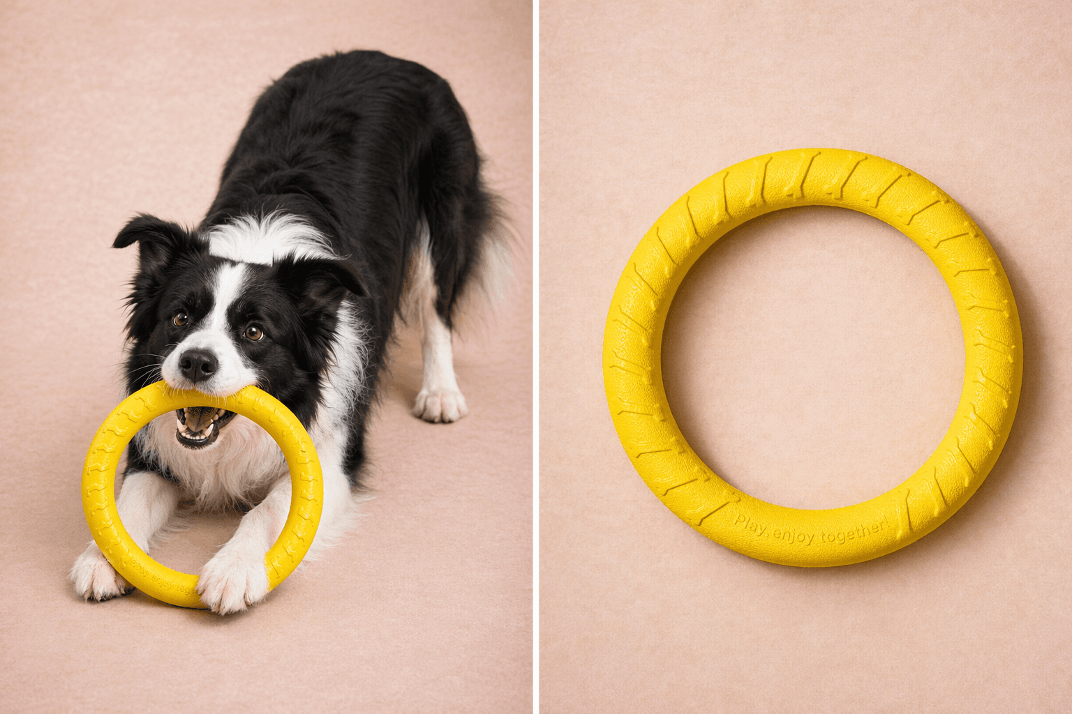 Yellow EVA foam pull ring
