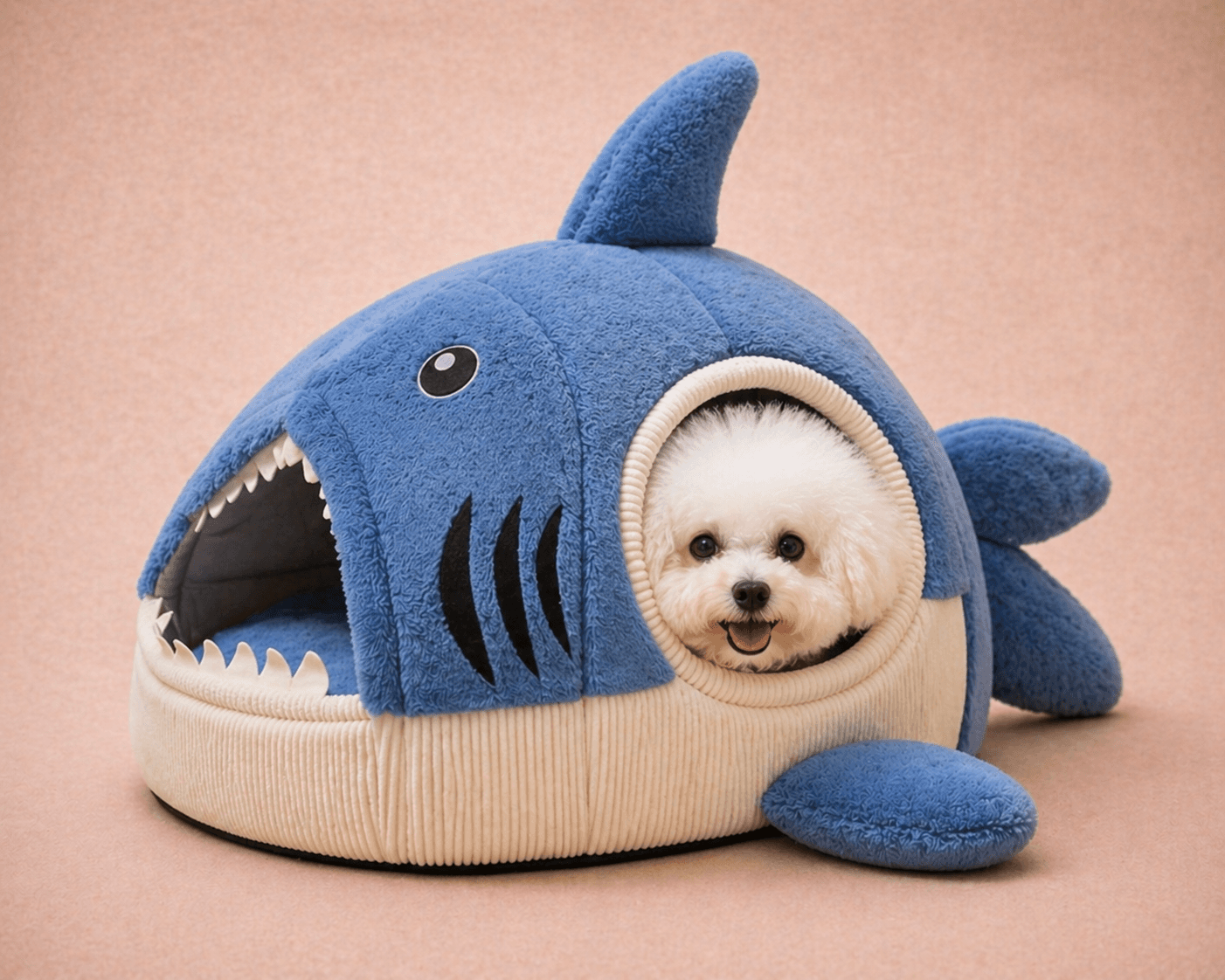 Shark Cave Bed — detail view