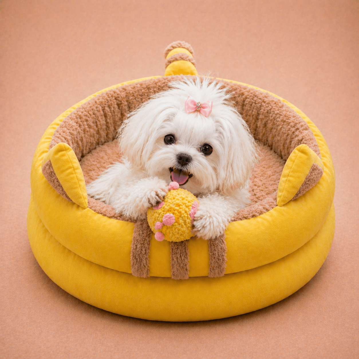 Pikachu Round Bolster Bed — detail view 2